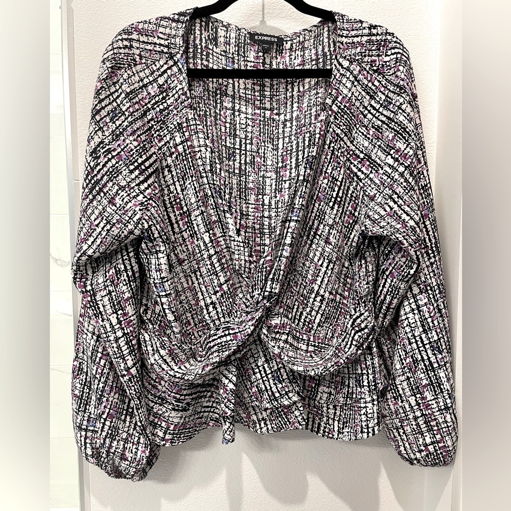 Express size XL peplum top